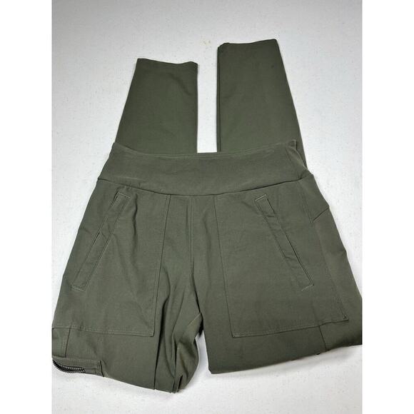 Athleta Pants - Athleta Pants Womens Size 4 Green Headlands Hybrid Cargo Pull On Stretch Skinny